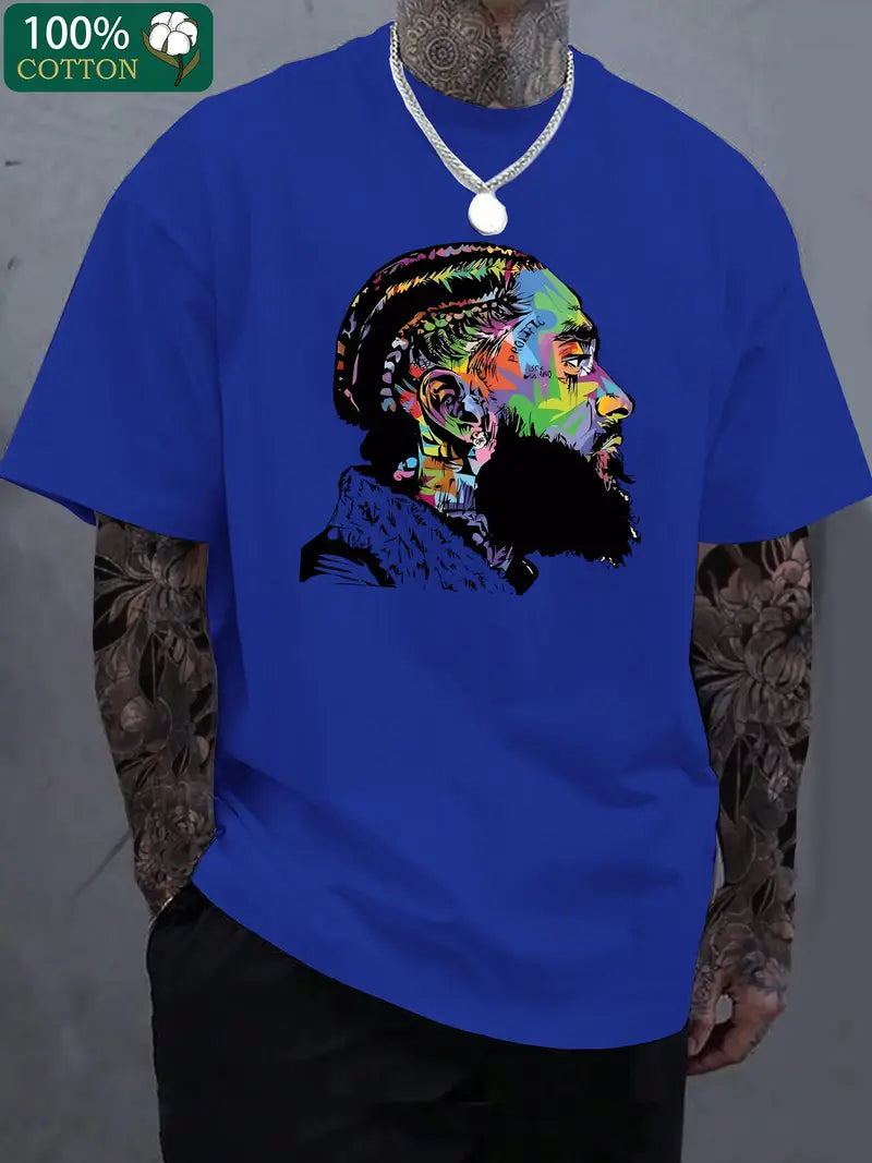 Nipsey Hustle short-sleeved crewneck T-shirt